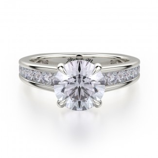 MICHAEL M Platinum Engagement Ring R705-2-PT
